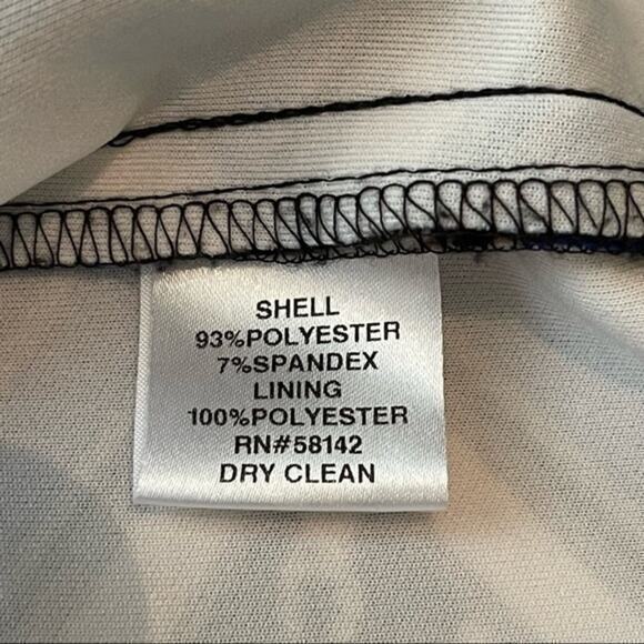 Maggie London Bold Print Office to Date Night Feminine Dress NWOT Size 8 - Picture 8 of 10